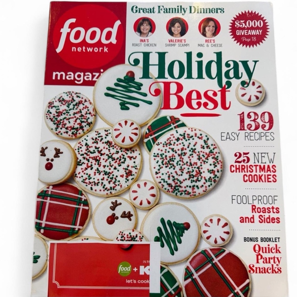 Food Network Christmas Magazine Bundle 4 December Issues - Picture 5 of 7